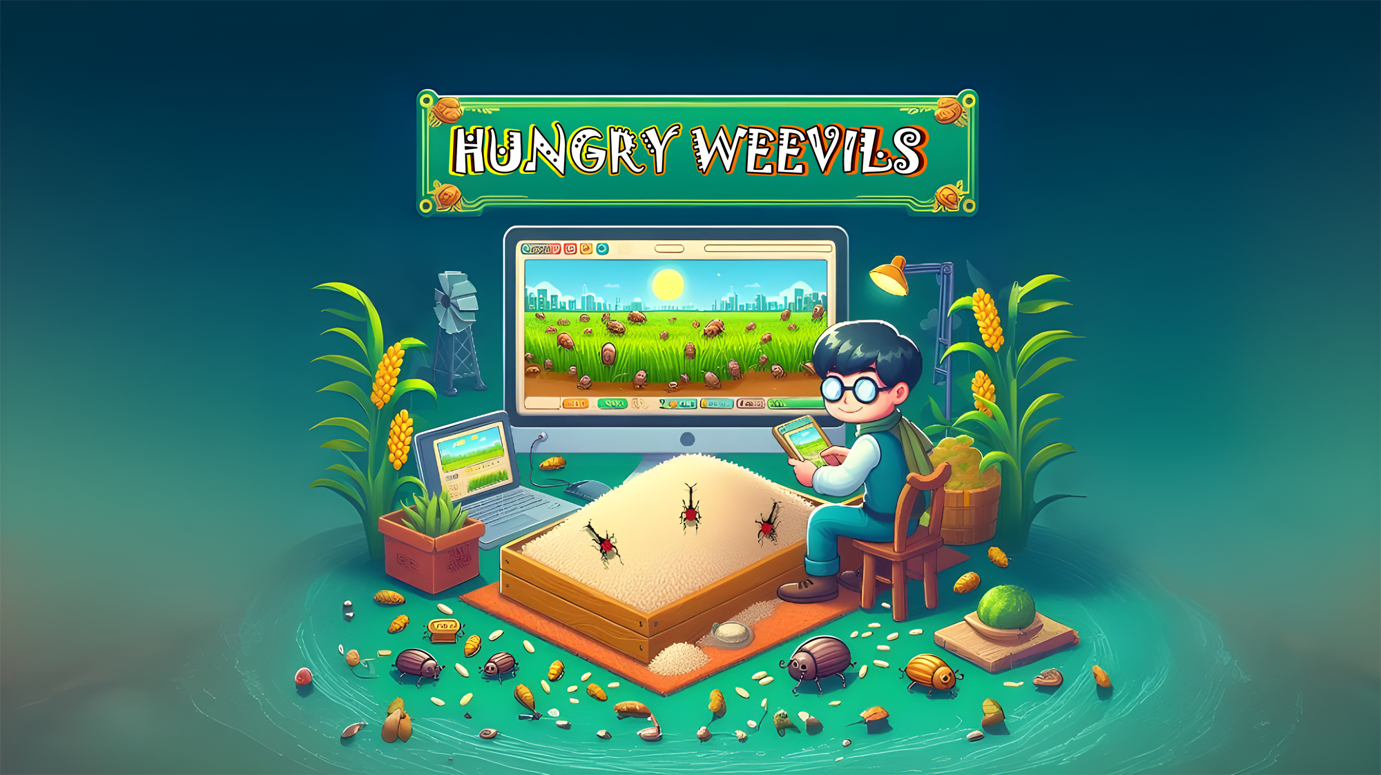 Hungry Weevils - paly game