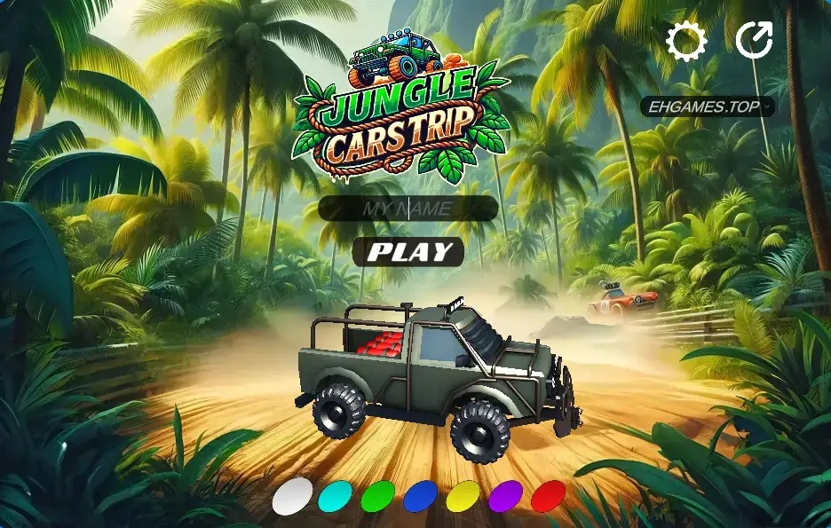 Jungle cars trip Multiplayer - Invite your friends! - paly game