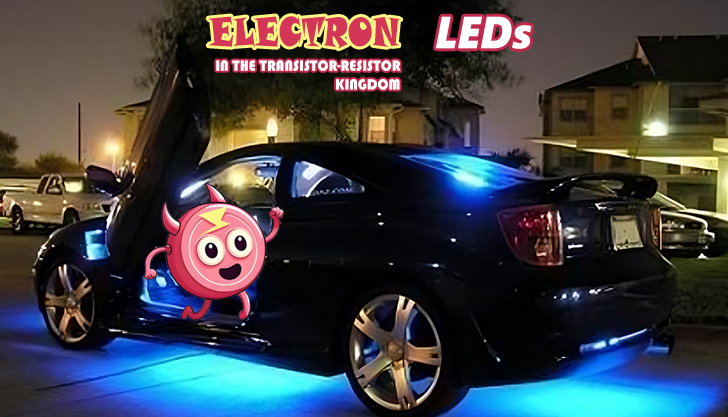 Light-emitting diodes (LEDs): Emit bright photon beams that can blind an electron.