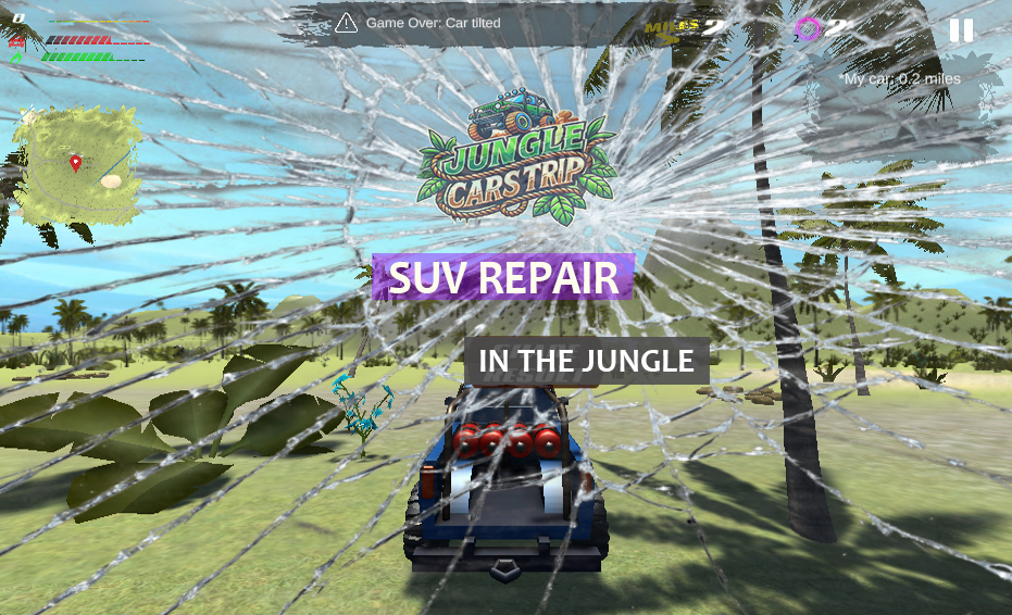 News Features of SUV and Jungle Wheel Repair Damage in Real Life...