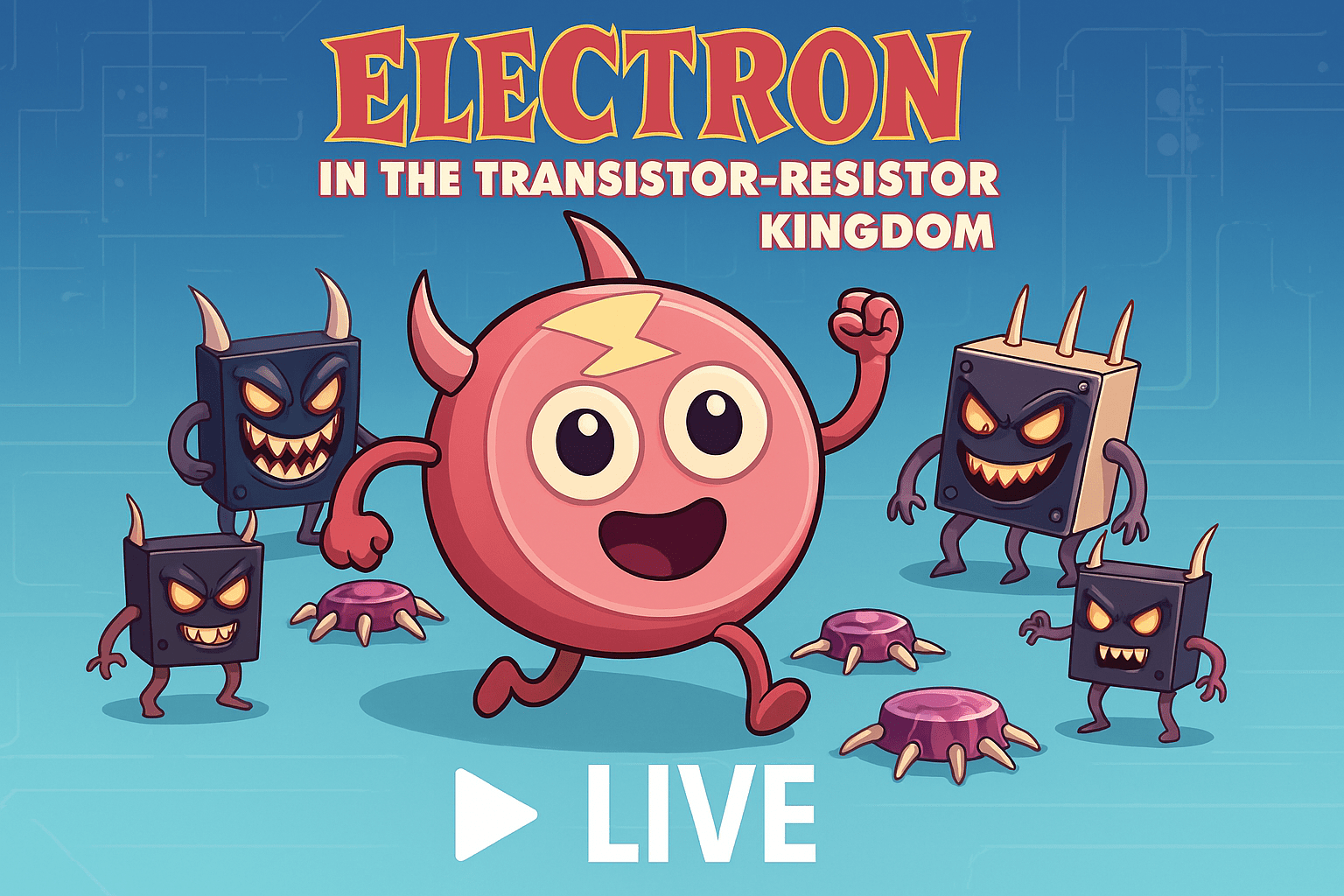 Online broadcast about the game Electron in the Transistor-Resistor Kingdom took place