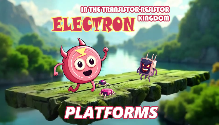 Platforms in the game Electron in the Transistor-Resistor Kingdom