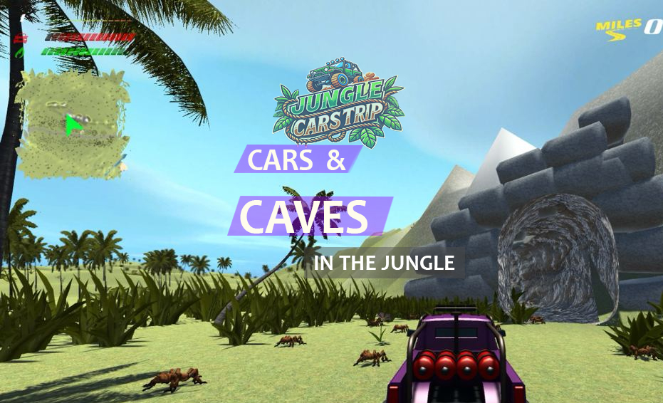 News Features of overcoming caves in the jungle on cars in real l...