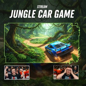 Jungle Cars Trip Multiplayer online broadcast: immersion int...