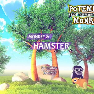 Fight for survival: monkey and hamster meet in the wild and...