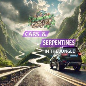 Driving SUVs along serpentines in the mountains in real life...